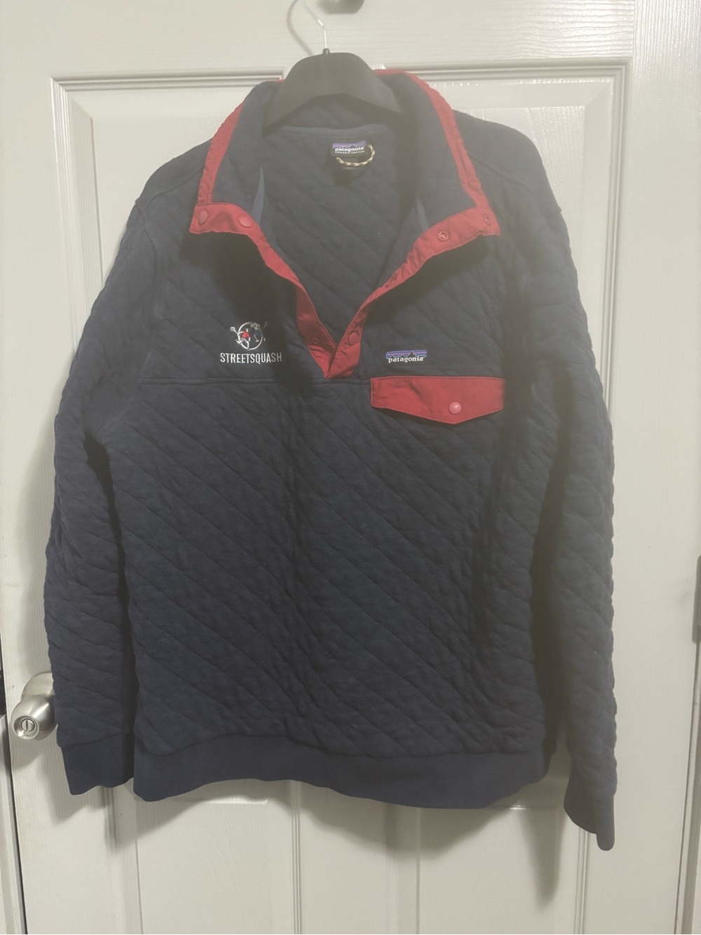 Patagonia Diamond Quilted Snap-T Street Squash Pullover Mens